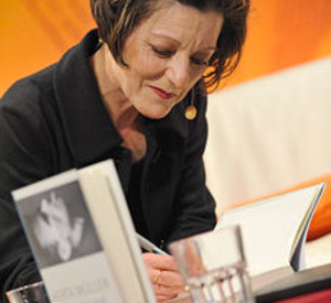 Literaturnobelpreisträgerin Herta Müller auf der Frankfurter Buchmesse 2009