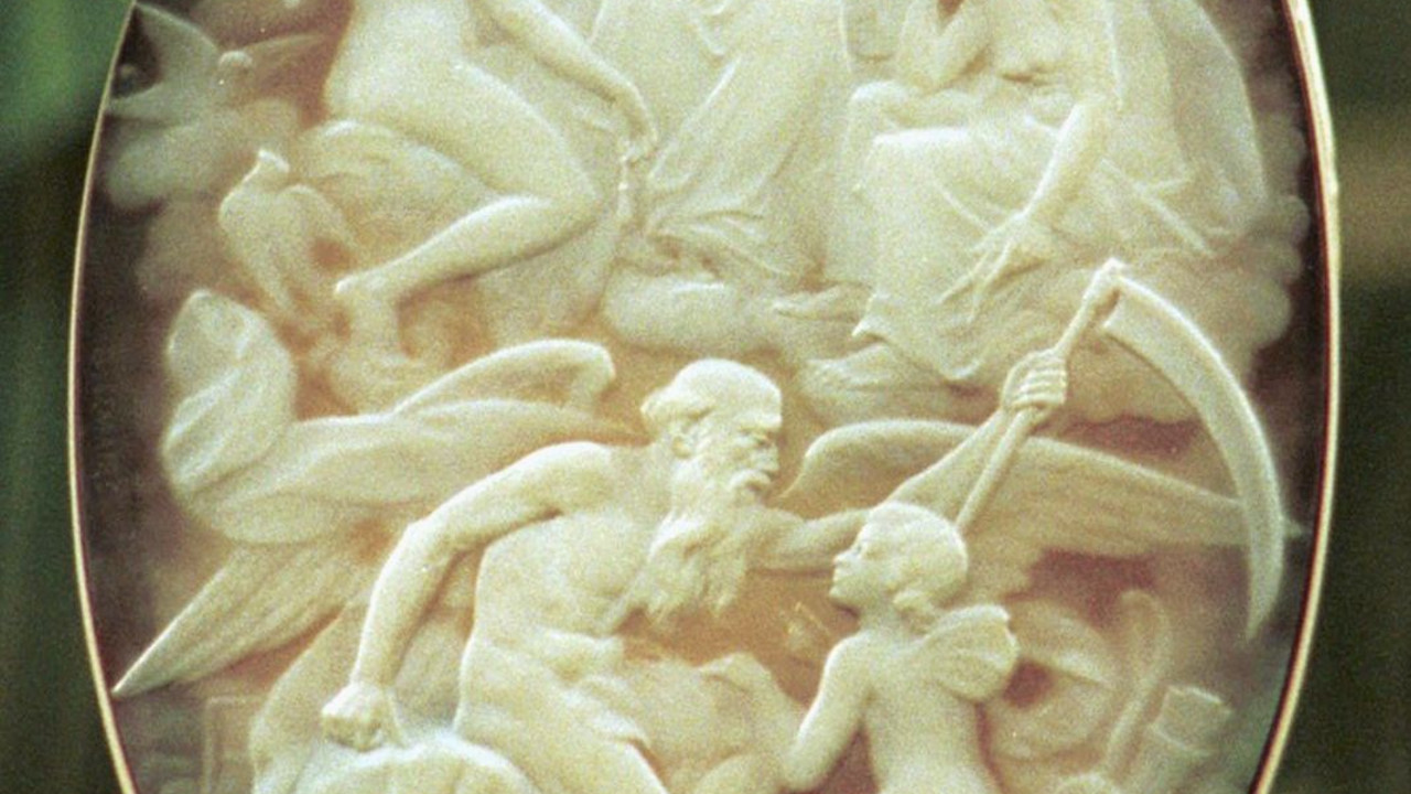 Großkamee im Deutschen Edelsteinmuseum in Idar-Oberstein; Bild: dpa-Archiv