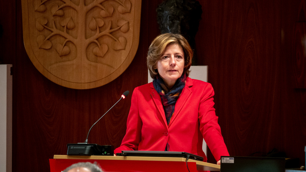 Ministerpräsidentin Malu Dreyer spricht auf dem Zukunftskongress