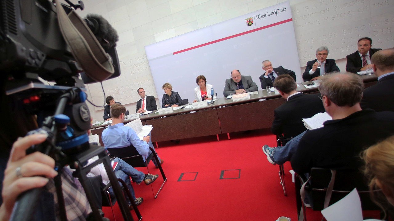 Vorstellung des Sofortprogramms und der Zukunftsstrategie für die Region Zweibrücken in Mainz; Bild: von Erichsen