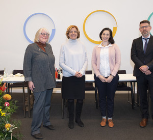 Antrittsbesuch von Michal Sela, neue Generaldirektorin von Givat Haviva