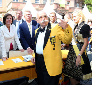 Auf dem Markt der Möglichkeiten am Ehrenamtstag 2014 in Worm