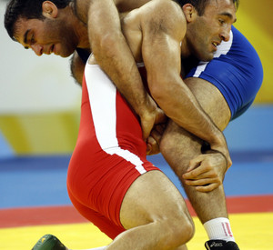 Ringer bei den Olympischen Spielen 2008; Bild: dpa