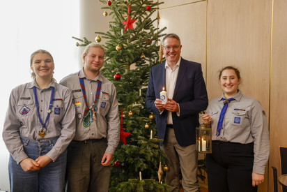 Ministerpräsident Alexander Schweitzer: Das Friedenslicht ist ein wichtiges Zeichen der Hoffnung