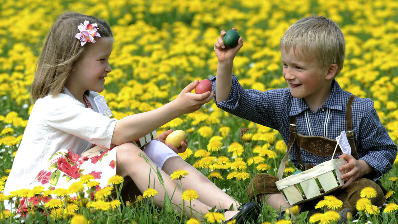Kinder spielen; Bild: dpa