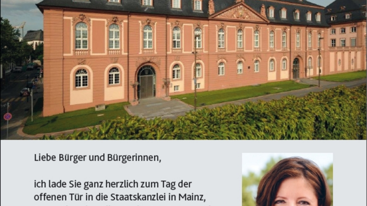 Plakat Tag der offenen Tür