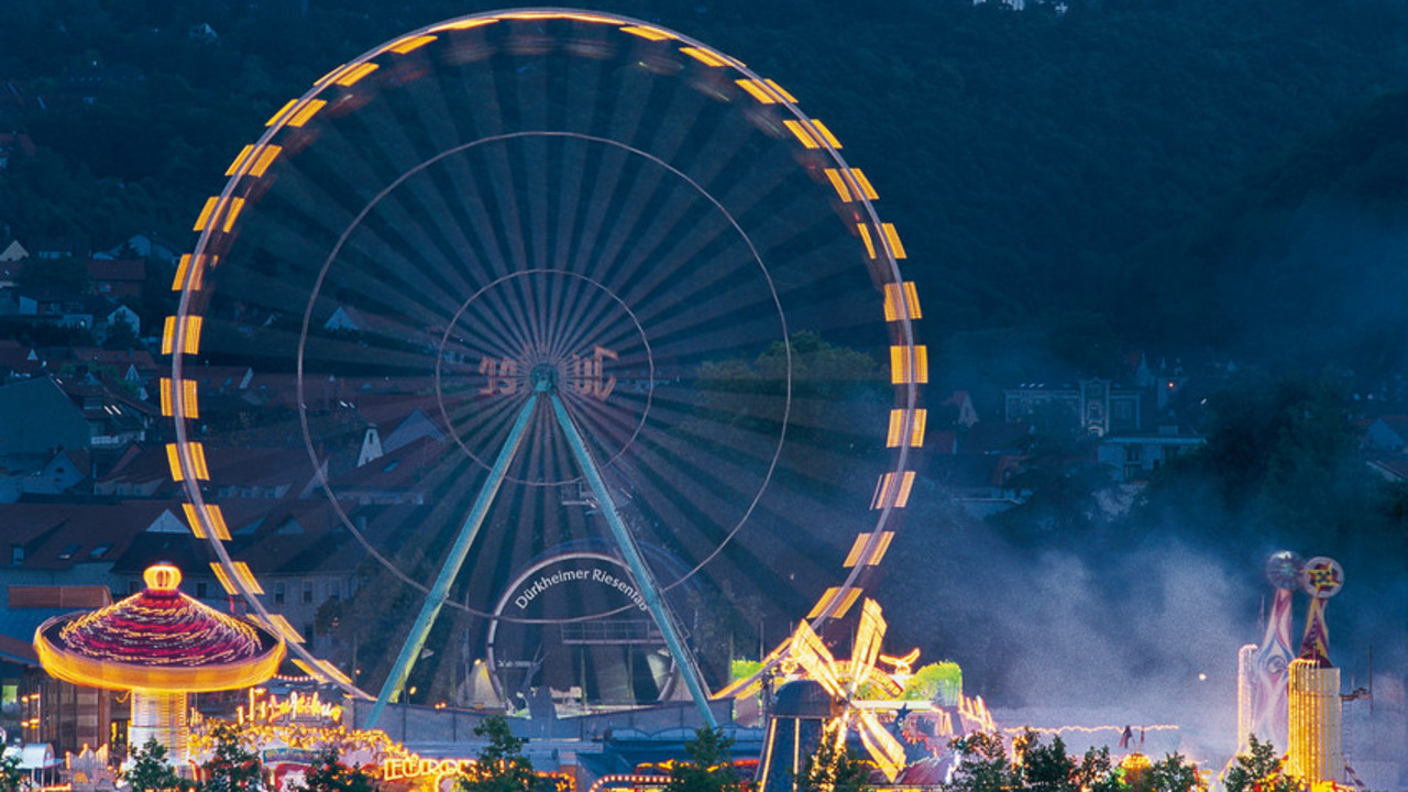 Riesenrad auf dem Wurstmarkt Bad Dürkheim