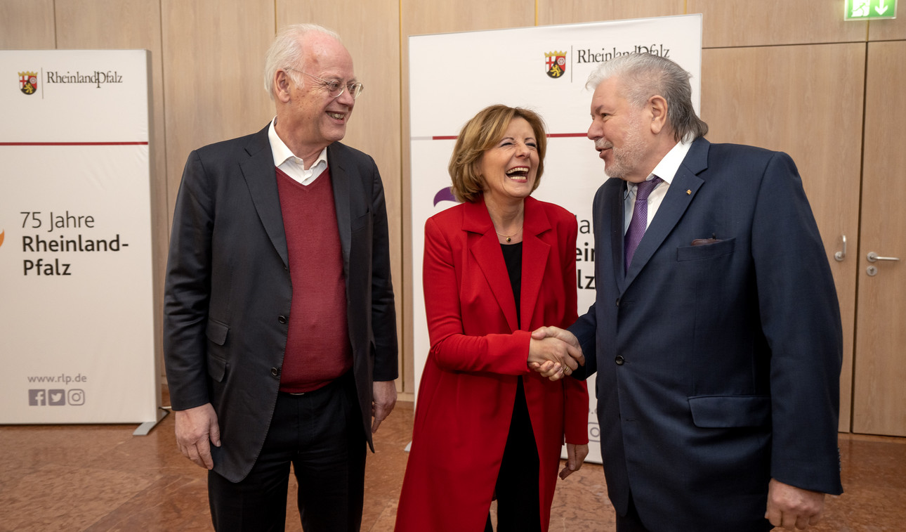 Rudolf Scharping, Malu Dreyer, Kurt Beck