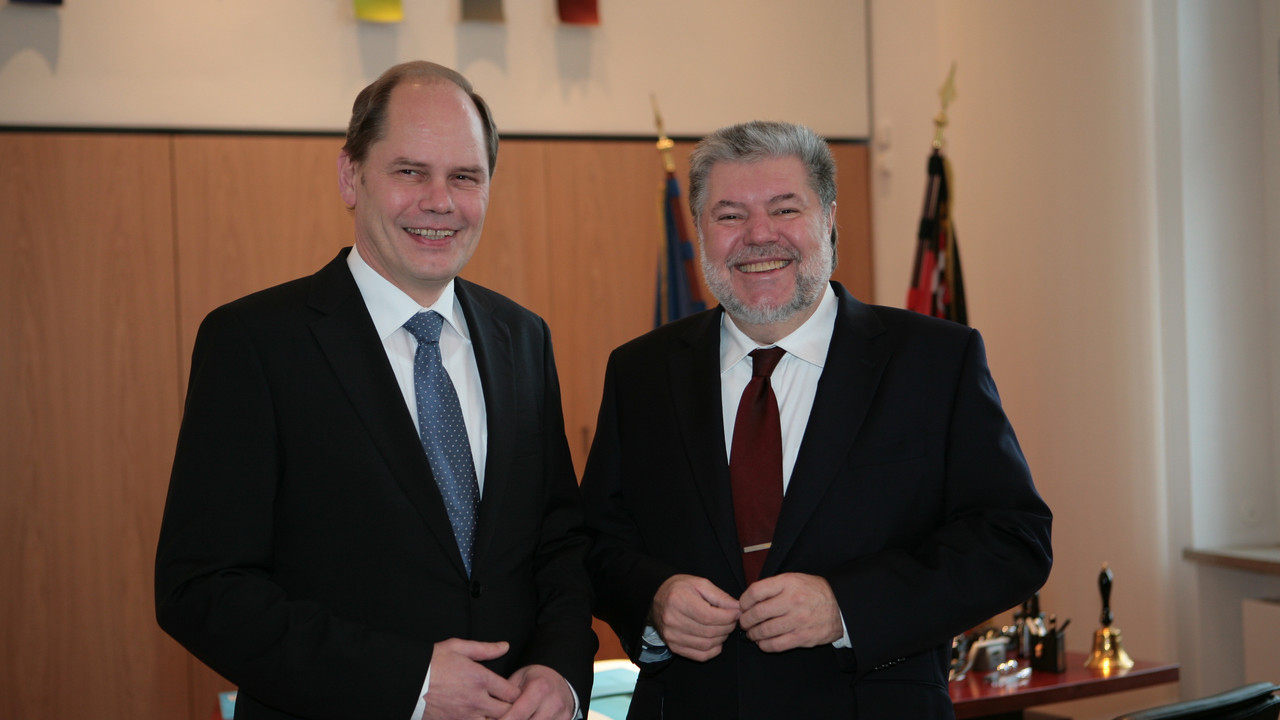 Antrittsbesuch des Präsidenten der Wehrbereichsverwaltung West; Bild: Pipprich