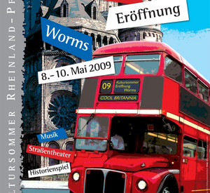 Broschüre zur Eröffnung des Kultursommers 2009 "Cool Britannia"
